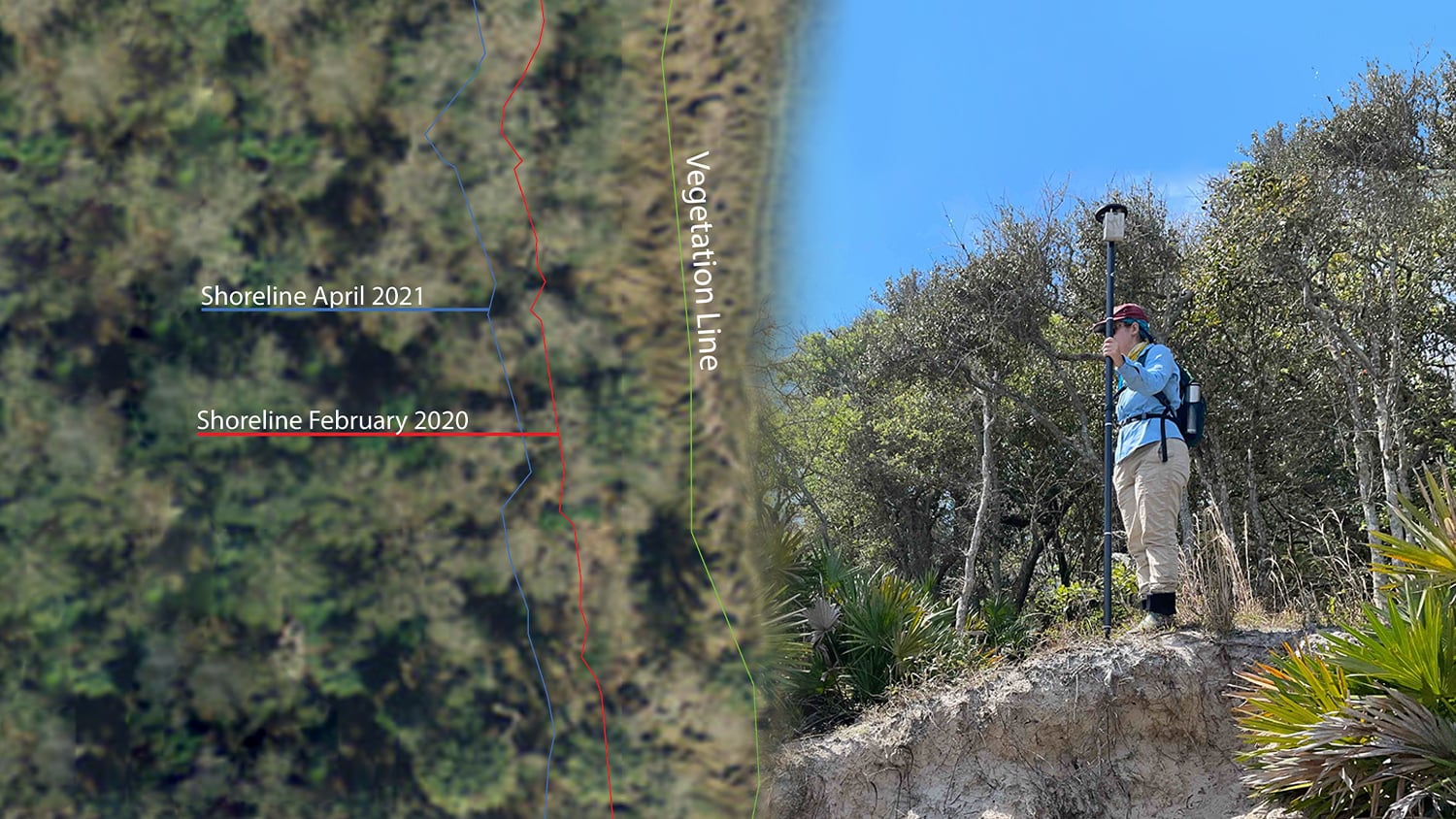 Slipping Seaside: preservando o passado da Flórida através do mapeamento da erosão com GNSS